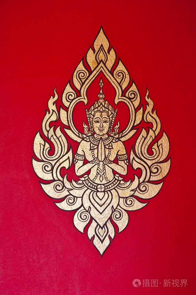 传统的泰式风格绘画艺术