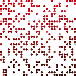 红色的随机点的背景下，创意设计模板