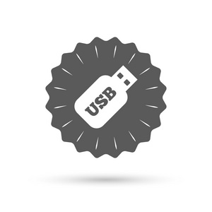 usb 棒签名图标