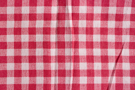 红色的野餐桌布背景