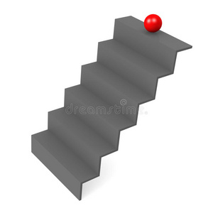 通往红球的楼梯