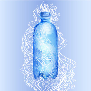 透明瓶水