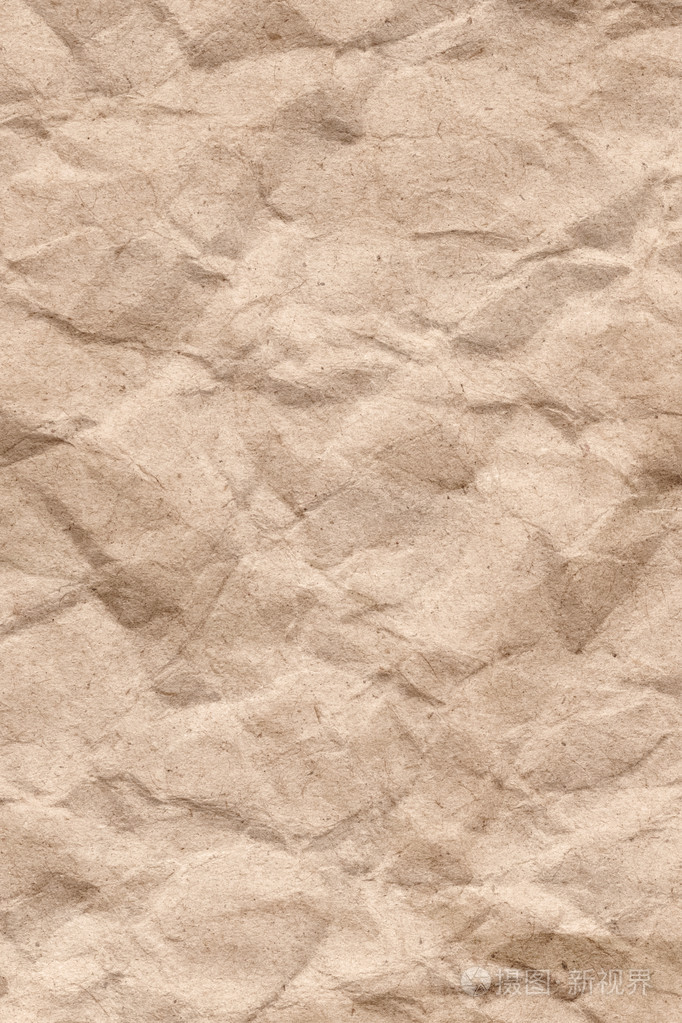 回收站米色牛皮纸皱巴巴的 grunge 纹理照片-正版商用图片1k1urr-摄图