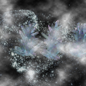 在云端的神秘晶体