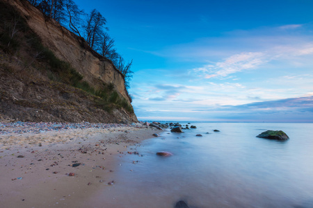 美丽的海景，与波罗的海岸