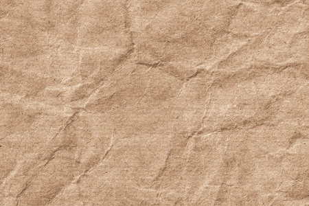 回收站米色条纹的牛皮纸纸张粗皱的 Grunge 纹理