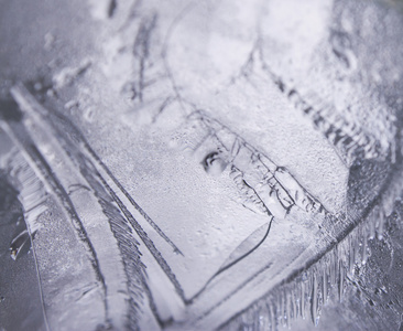 冰抽象纹理