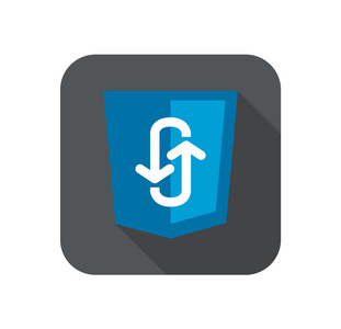 插图的蓝盾与编程技术 ajax 异步的 Javascript，隔离 web 站点开发图标