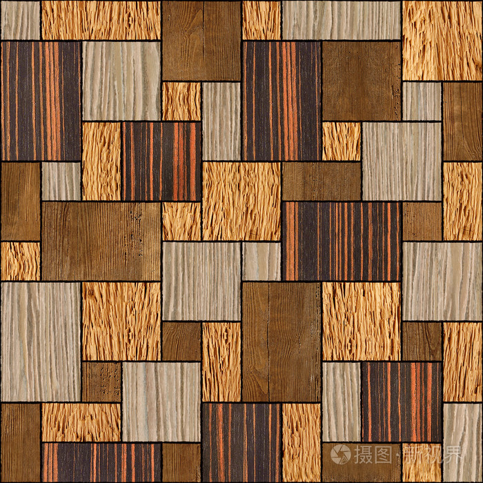 抽象木制镶板图案无缝背景木苏木