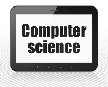 科学概念平板电脑电脑与计算机科学