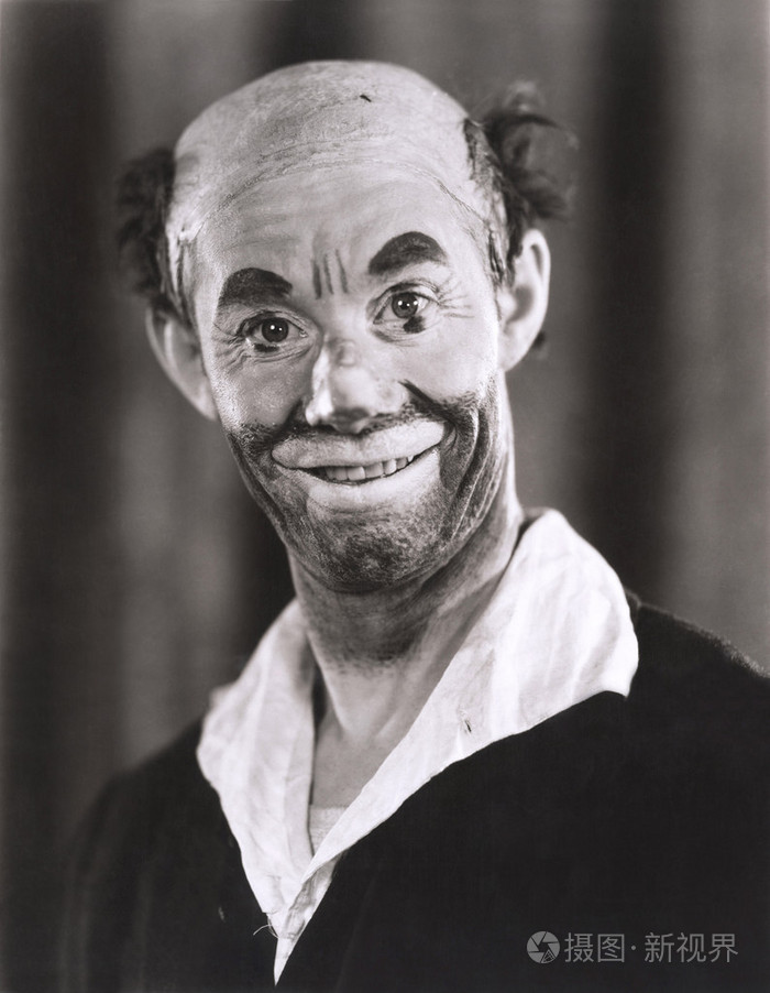 微笑在马戏团的小丑