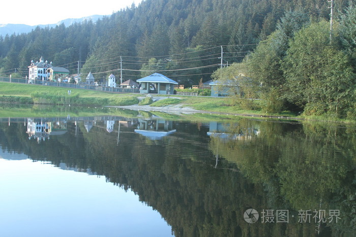 朱诺阿拉斯加城市和风景