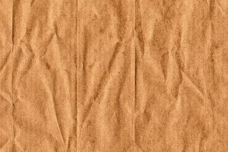 回收站褐色牛皮纸纸张粗碎皱的 Grunge 纹理