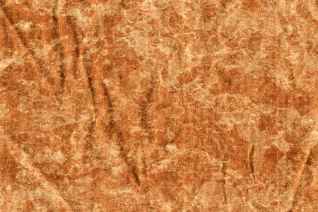 褐色牛皮纸粗粉碎的回收皱巴巴的漂白斑驳的 Grunge 纹理