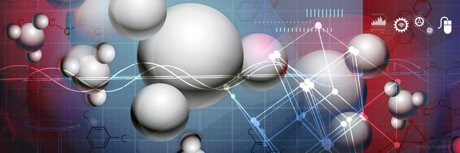 科学实验抽象横幅图片
