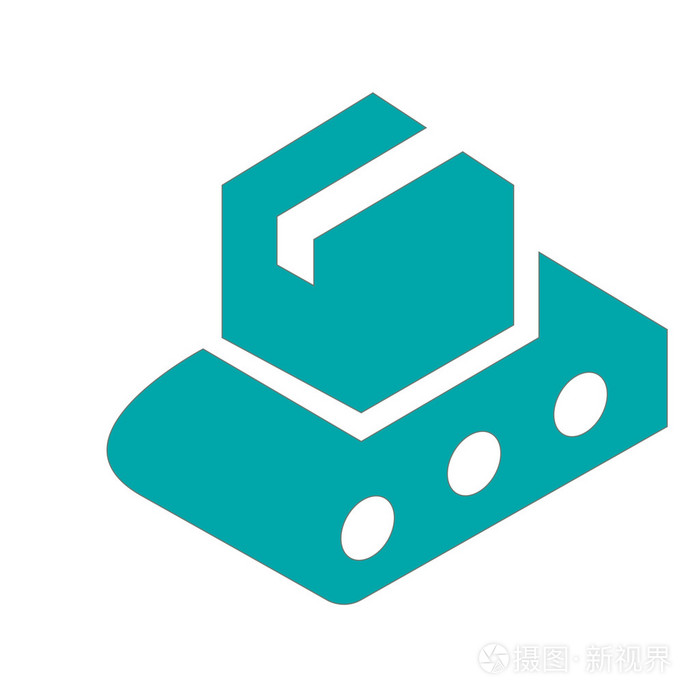 生产线的概念图标