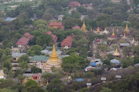 亚洲缅甸曼德勒山寺