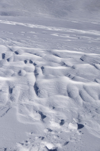 雪纹理背景，冬季地表