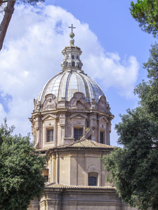 罗马，意大利，2015 年 8 月 25 日。大教堂圣迪洛雷托罗马最著名大教堂之一