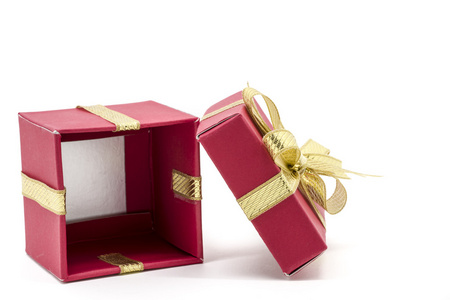 圣诞礼品盒金丝带蝴蝶结