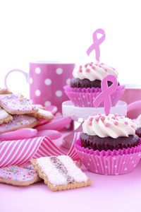 粉红丝带慈善机构为女性健康意识早茶。