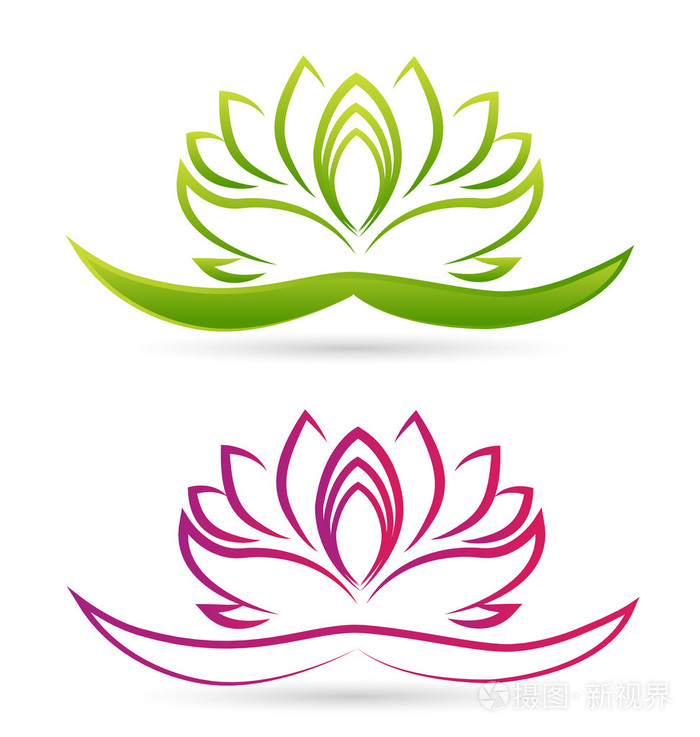 莲花花标志