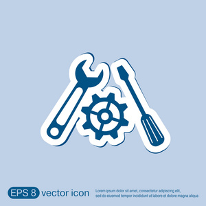 螺丝刀 齿轮和扳手