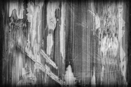 老绝缘漆层压的木板漂白的灰色破解刮剥了皮的小插图 Grunge 纹理