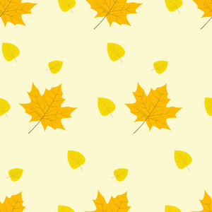 秋天的黄叶模式