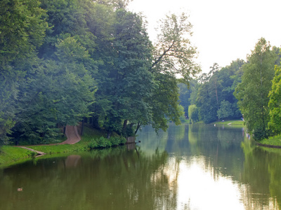 莫斯科。在 Tsaritsyno 的夏日风景