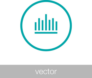 增长现金流量计划概念图标。股票图图 w