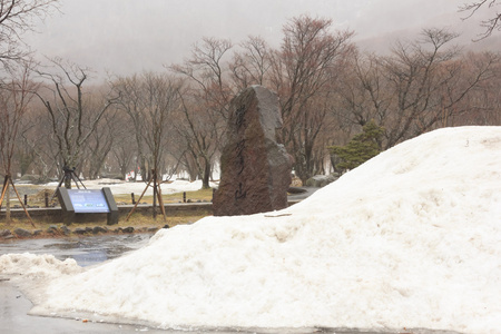 冬季雪济州岛韩国