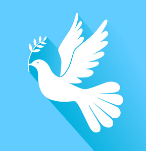 和平鸽橄榄枝图片-和平鸽橄榄枝素材-和平鸽橄榄枝插画-摄图新视界