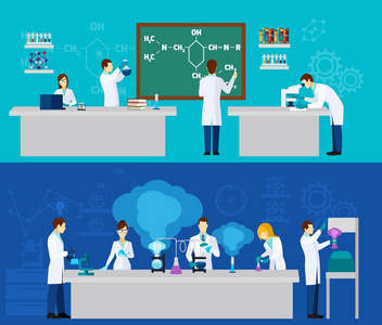 科学家横幅集
