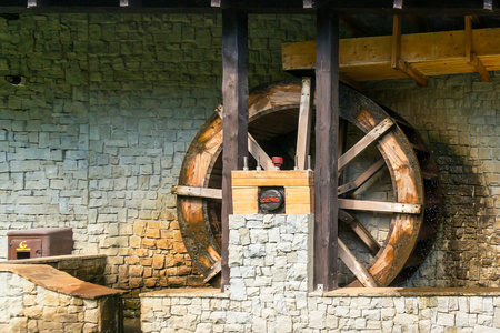 承接磨盘景观砂轮磨照片