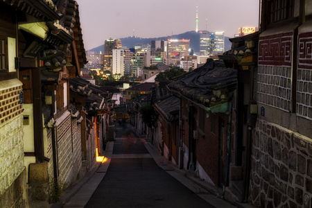 Samcheongdong 落日