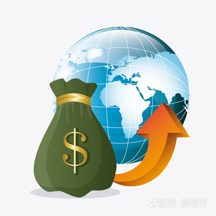 全球经济, 金钱和商业插画-正版商用图片1k5a1r-摄图新视界