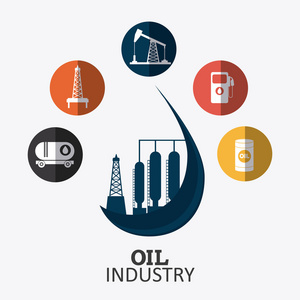 石油和石油行业的信息图表设计