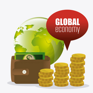 全球经济 金钱和商业