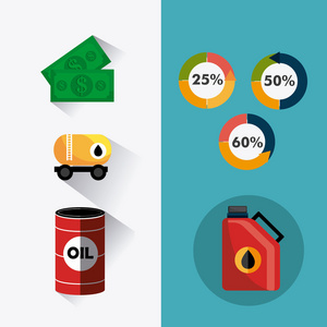 石油和石油行业的信息图表设计