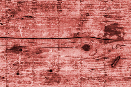 老风化烂裂的木材染色红 Grunge 表面纹理
