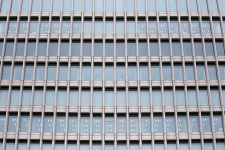 Windows 的现代商务办公大楼在市中心