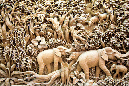 泰国木雕艺术图片