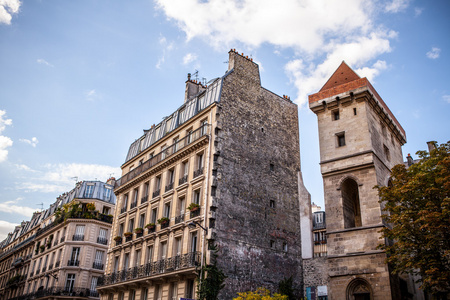 古老的法国传统建筑