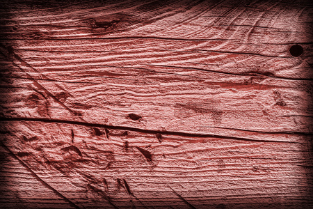 老打结风化破碎烂木头染红色小插图 Grunge 纹理