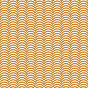 橙色和白色波浪条纹平铺模式重复背景