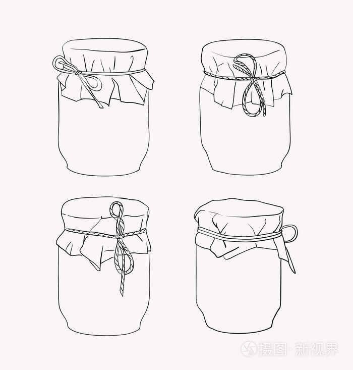 手工绘制的酒坛插画-正版商用图片1k5trk-摄图新视界