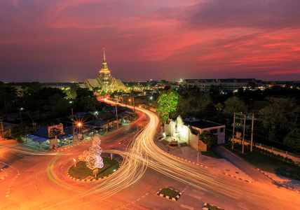 Wat Sothonwararam 寺，泰国