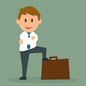 企业家插画图片