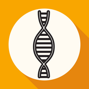 Dna 螺旋，医学图标